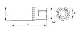 Kruvikeerajate komplekt Yato YT-0620, 6/8/10/12, 4 tk цена и информация | Механические инструменты | kaup24.ee