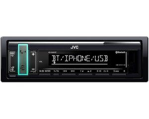 JVC KD-X361BT Автомагнитола Bluetooth / FLAC / Android / USB / AUX / RADIO / RDS / 4 X 50W Черная цена и информация | Автомагнитолы, мультимедиа | kaup24.ee