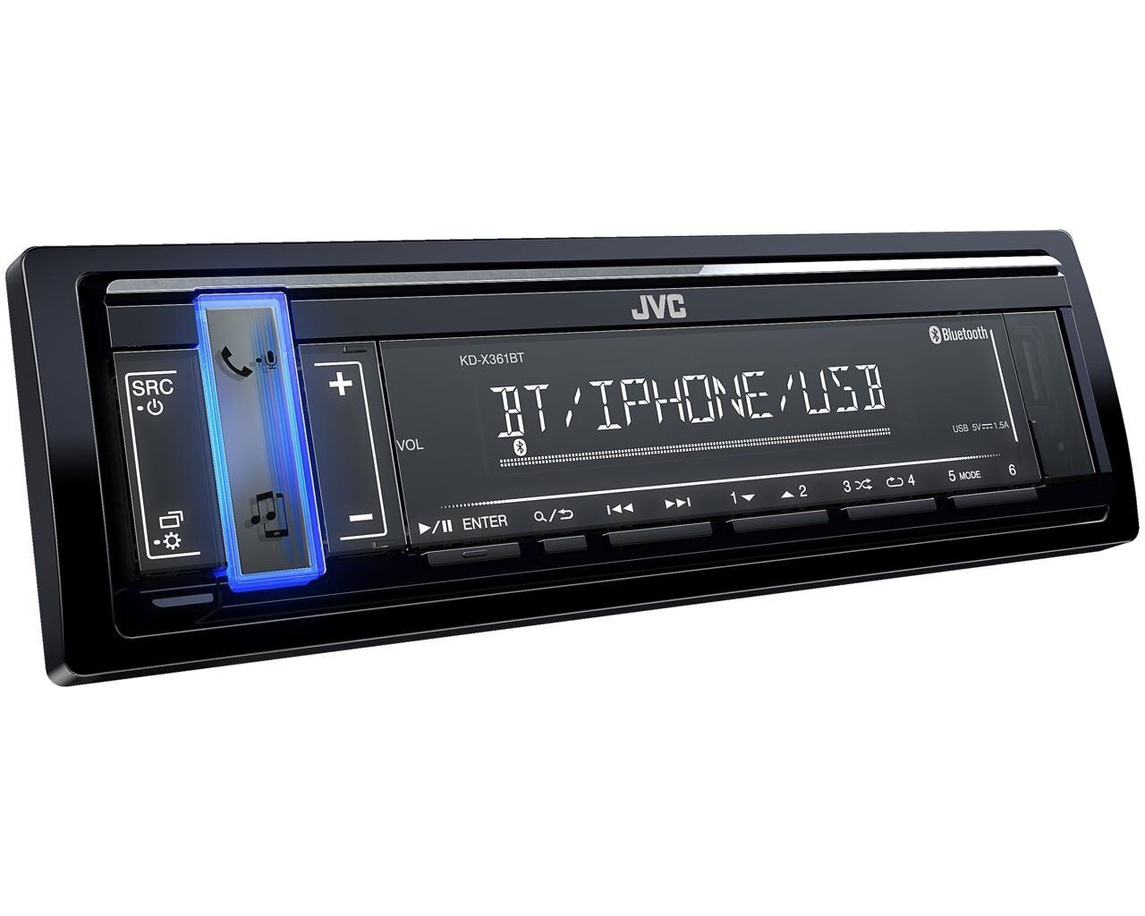 Autoraadio JVC Radioodbiornik Jvc Kdx-361BT цена и информация | Autoraadiod, multimeedia | kaup24.ee