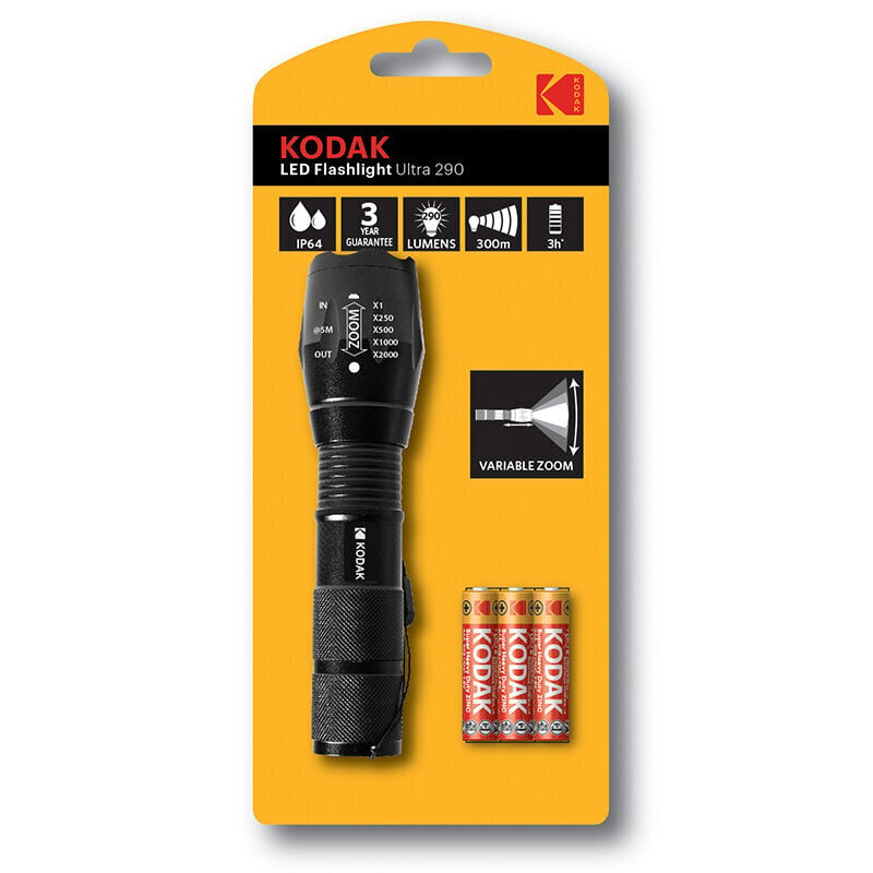Kodak LED Flashlight Ultra 290 hind ja info | Mobiiltelefonide kaablid | kaup24.ee