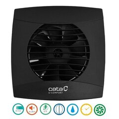 Ventilaator Cata UC-10 Timer Hygro black hind ja info | Vannitoa ventilaatorid | kaup24.ee