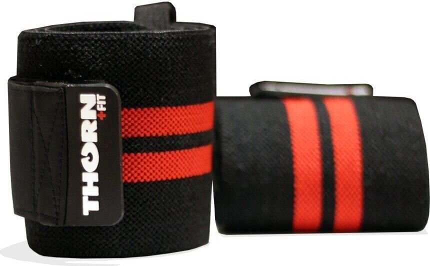 Käepaelad Thorn + Fit Wrist Wraps 24” black/red stripes hind ja info | Liigesetoed ja -kaitsmed | kaup24.ee