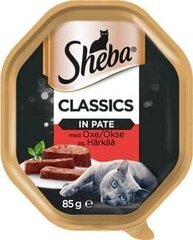 Паштет для кошек Sheba Classics с говядиной, 85 г цена и информация | Кошачьи консервы | kaup24.ee