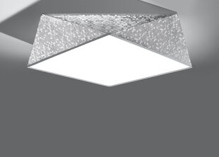 Потолочный светильник Sollux Hexa, серебристый, 45 см цена и информация | Потолочные светильники | kaup24.ee