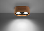 Sollux потолочный светильник Basic, коричневый