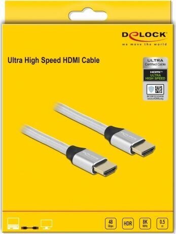 Delock 85367, HDMI, 2 m цена и информация | Kaablid ja juhtmed | kaup24.ee