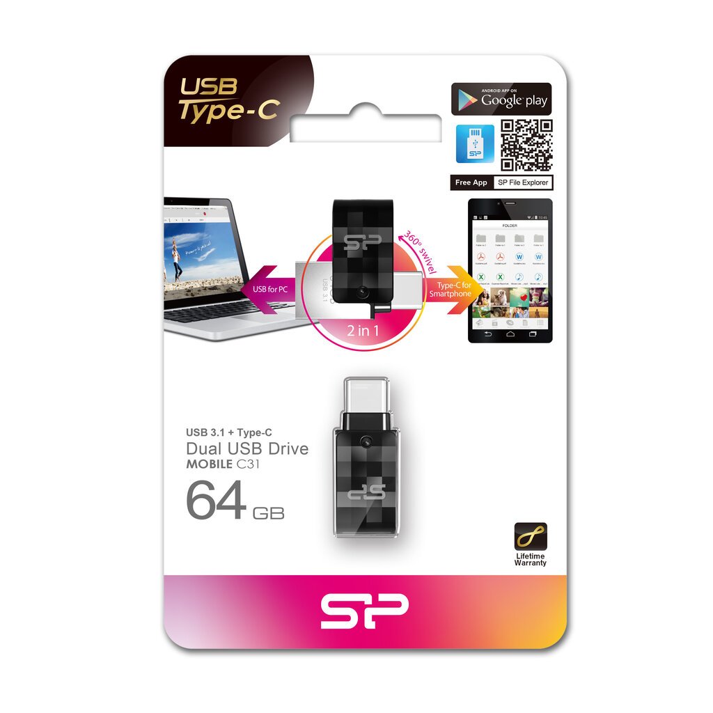 Silicon Power Mobile 64GB цена и информация | Mälupulgad | kaup24.ee