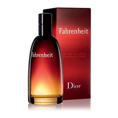 <p>Эти духи были созданы модным домом CHRISTIAN DIOR в конце восьмидесятых годов. С тех пор они стали легендой и входят в десятку самых продаваемых духов в мире. Аромат мужских духов Christian Dior Fahrenheit полон противоречий – одновременно теплого и прохладного, нежного и сильного, нежного и «грубого», словно у вполне зрелого мужчины. Он не сильно насыщенный, но действует своей устойчивостью.<br />
<br />
Мужские духи Christian Dior Fahrenheit вошли в историю парфюмерии. Они принадлежат к группе шипровых ароматов, а их аромат - потрясающе современный. Сначала распространяется аромат мандарина, затем особенно оригинальный аромат фиалки и теплый аромат кедра, и, наконец, пачули и кожа. Свежие, элегантные ароматы прекрасно сочетаются с более яркими, более мужественными ароматами, создавая прекрасное целое - теплый, нежный и характерный аромат.<br />
<br />
- Верхние ноты: мандарин, персик, бергамот;<br />
- Средние ноты: фиалки, мускатные орехи, гвоздики;<br />
- Основные ноты: ветивер, пачули и кожа.<br />
<br />
Рекомендуется использовать днем.</p>
 цена и информация | Мужские духи | kaup24.ee