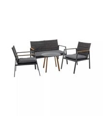 Garden furniture set ABER table, sofa and 2 armchairs цена и информация | Комплекты уличной мебели | kaup24.ee