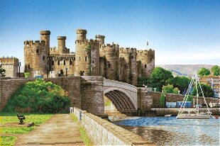 Алмазная мозаика Conwy Castle Wales 50x75 см цена и информация | Алмазная мозаика | kaup24.ee