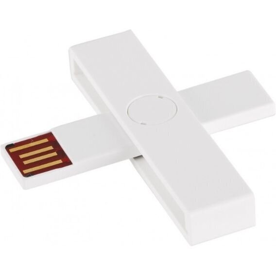 ID lugeja Pluss-ID USB valge hind ja info | Sülearvuti tarvikud | kaup24.ee