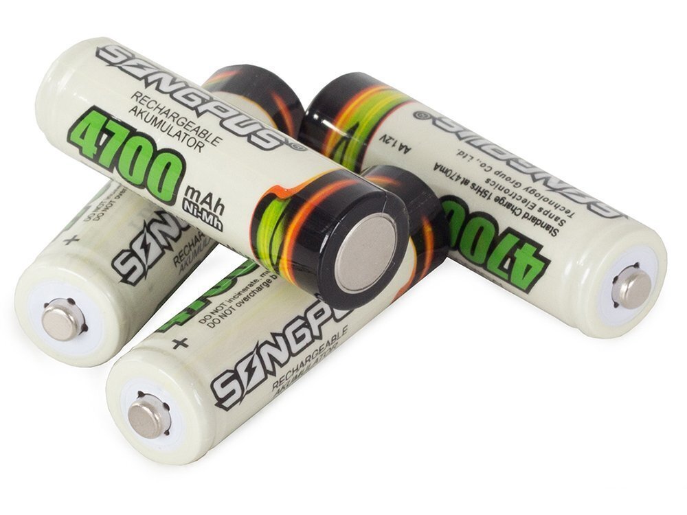 Laetavad AA patareid Songpus AA R6 4700 mah, 4 tk hind ja info | Patareid | kaup24.ee