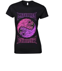 Женская футболка, Короткие рукава Metallica Yin Yang цена и информация | Футболка женская | kaup24.ee