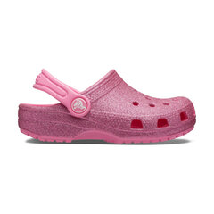 Crocs™ Classic Glitter Clog Kid's 166176 hind ja info | Laste sussid ja plätud | kaup24.ee