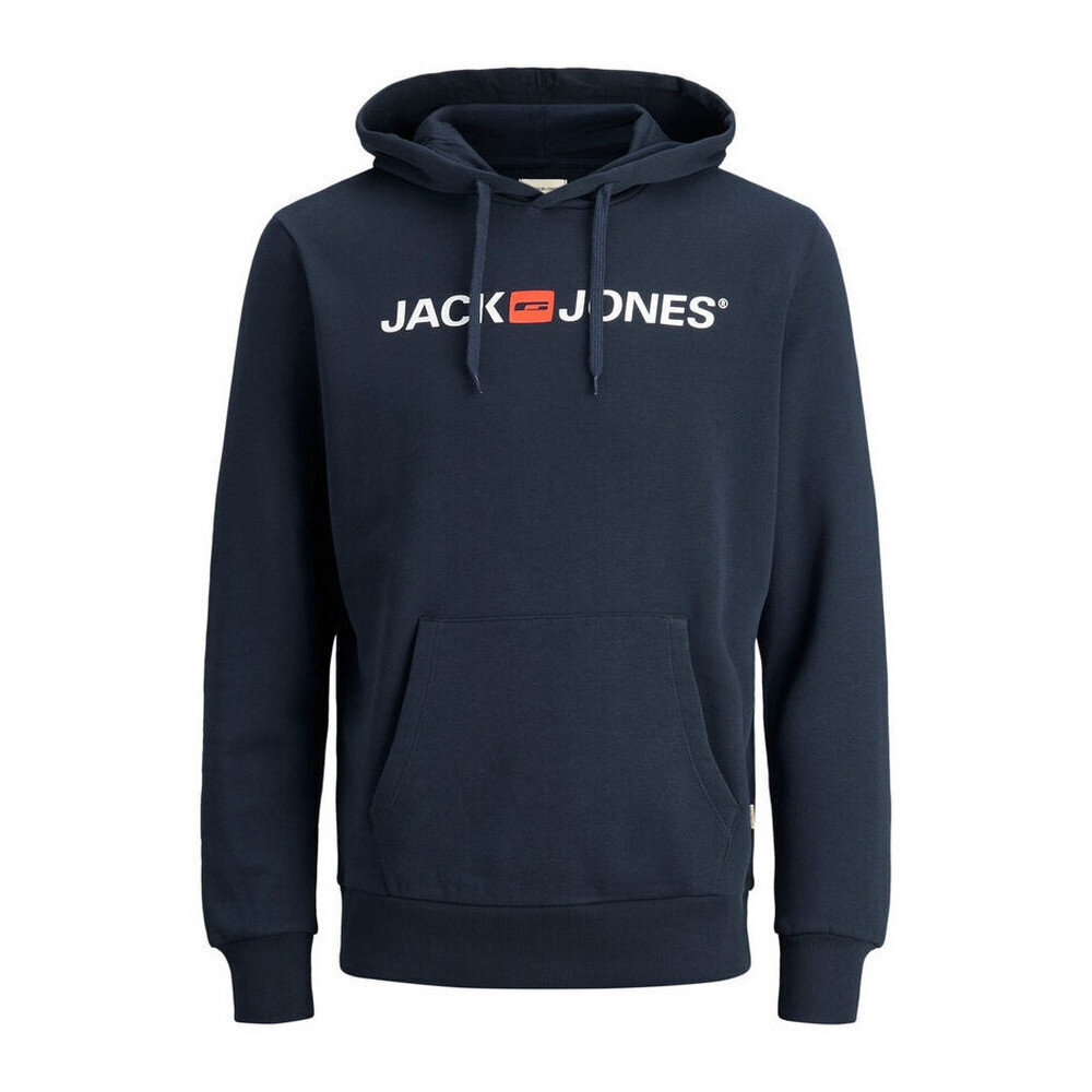 Dressipluus ilma kapuutsita, meeste Jack & Jones OLD LOGO 12137054 Mereväesinine Mehed S2017770 цена и информация | Meeste pusad | kaup24.ee