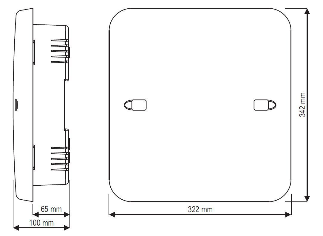 HÄIRE JUHTPANEELI KORPUS OPU-4-PW SATEL hind ja info | Valvesüsteemid, kontrollerid | kaup24.ee