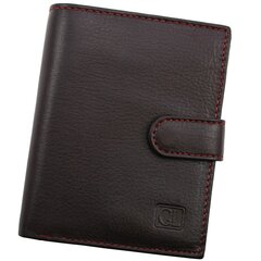 Meeste rahakott Genuine Leather, RFID-kaitsega VPN1225BRN цена и информация | Мужские кошельки | kaup24.ee