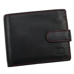 Meeste rahakott Genuine Leather, RFID-kaitsega VPN427BLK цена и информация | Мужские кошельки | kaup24.ee