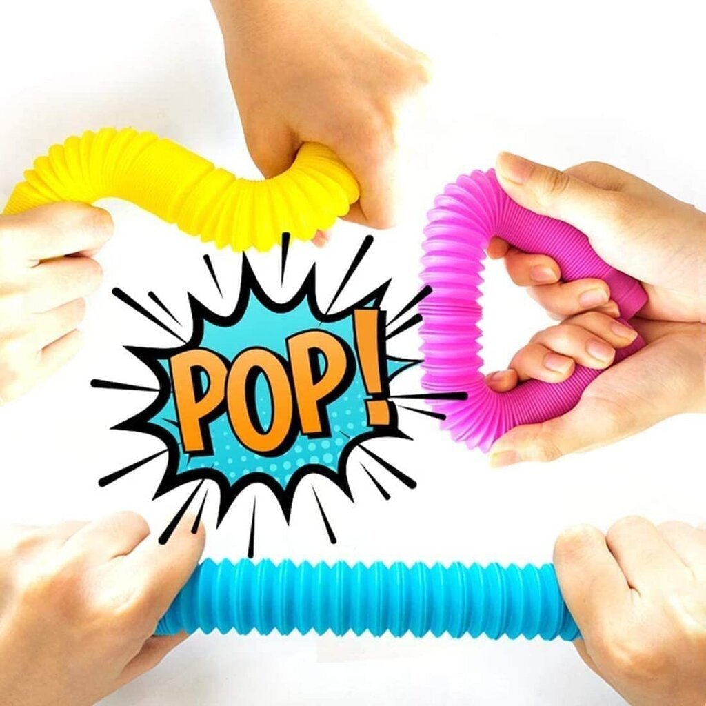 Pop voolikud/torud, fidget mänguasjad, 12 tk. hind ja info | Arendavad mänguasjad | kaup24.ee