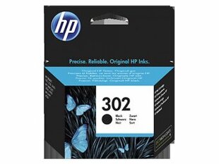 HP Ink 302 F6U66AE, must цена и информация | Картриджи и тонеры | kaup24.ee