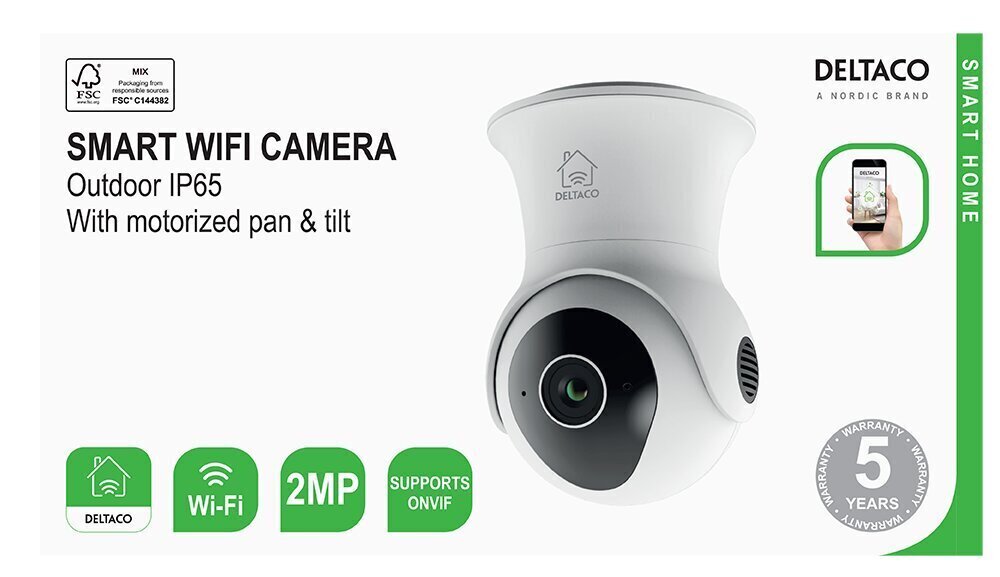 WiFi-kaamera Deltaco Smart Home SH-IPC08 hind ja info | Valvekaamerad | kaup24.ee