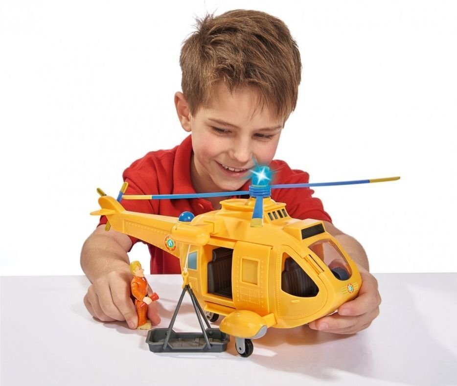 Simba Fireman Sam Helikopter Wallaby II figuuriga hind ja info | Arendavad mänguasjad | kaup24.ee