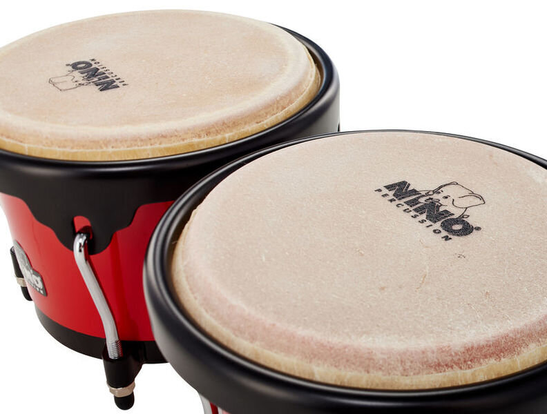 nino Percussion 17R-BK bongo (Red) hind ja info | Löökriistad | kaup24.ee