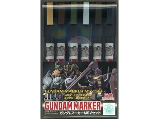 Набор маркеров Mr.Hobby, Gundam Marker MSV Set, GMS-127 цена и информация | Принадлежности для рисования, лепки | kaup24.ee