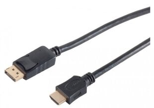 Amberin, DP/HDMI, 1 m цена и информация | Кабели и провода | kaup24.ee