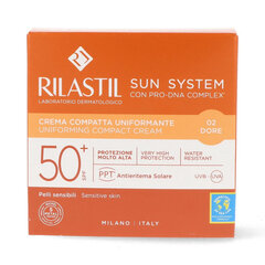 Компактная пудра для лица с эффектом загара Rilastil Sun System Spf 50+ Doré (10 г) цена и информация | Пудры, базы под макияж | kaup24.ee