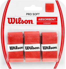 Pakub Wilson Pro Soft Overgripi 3tk WRZ4040OR цена и информация | Товары для большого тенниса | kaup24.ee