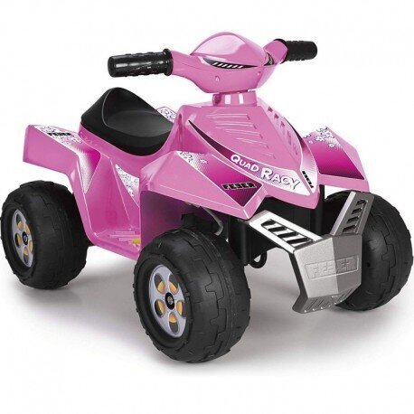 Feber Pink Quad Racy roosa neljarattaline jalgratas 6V akuga hind ja info | Laste elektriautod | kaup24.ee