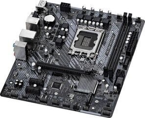 Mainboard|ASROCK|Intel H610|LGA1700|MicroATX|Memory DDR4|Memory slots 2|2xPCI-Express 3.0 1x|1xPCI-Express 4.0 16x|1xM.2|1x15pin D-sub|1xHDMI|1xDispla hind ja info | Asrock Arvutid ja IT- tehnika | kaup24.ee