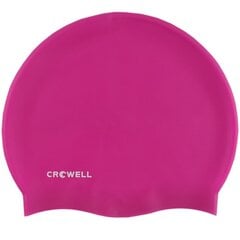 Купальные шляпы Силиконовые Crowell Mono Breeze col.4 Фиолетовый цена и информация | Шапки для плавания | kaup24.ee