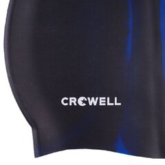 Suplusmüts Silikoon Crowell Multi Flame Must Sinine Col.01 цена и информация | Шапочки для плавания | kaup24.ee