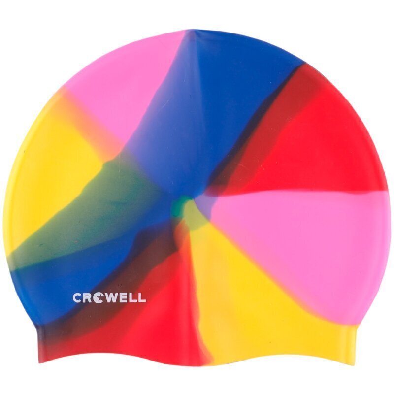 Ujumismüts Crowell Multi Flame, silikoon, värviline Col.03 цена и информация | Ujumismütsid | kaup24.ee