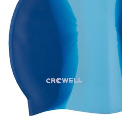 Шапочка для купания силиконовая Crowell Multi Flame, темно-синяя Col.04 цена и информация | Шапки для плавания | kaup24.ee