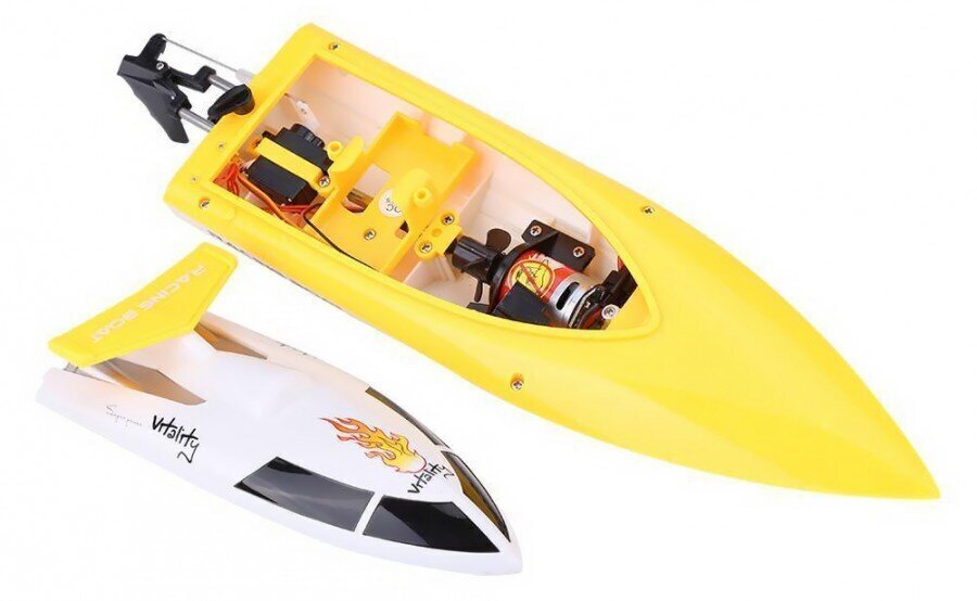 RC Motorboat Vitality kollane hind ja info | Poiste mänguasjad | kaup24.ee