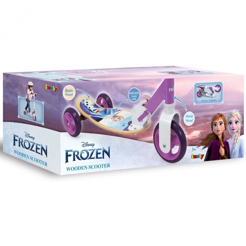 Puidust kolmerattaline Tõukeratas Smoby Frozen цена и информация | Tõukerattad | kaup24.ee