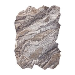 Vaip TINE 75313B Rock, kivi - kaasaegne, ebaregulaarne kuju tumehall / helehall hind ja info | Vaibad | kaup24.ee