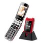 Seenioride telefon Artfone C10 Red цена и информация | Telefonid | kaup24.ee