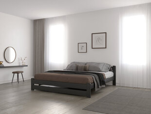 Кровать Karolina 160x200, графит мокрый цена и информация | Кровати | kaup24.ee