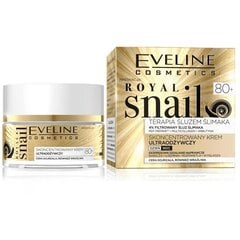 Питательный крем для лица для зрелой кожи Eveline Royal Snail 80+ 50 мл цена и информация | Кремы для лица | kaup24.ee