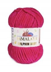 Lõngad Himalaya® Dolphin Baby 80314, 100 g, 120 m, roosa hind ja info | Kudumistarvikud | kaup24.ee