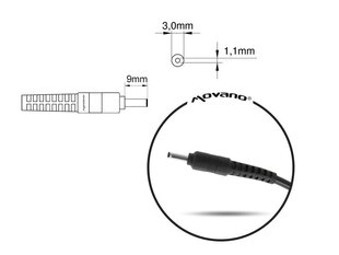 Mitsu 19V, 2.1A, 40W hind ja info | Sülearvutite laadijad | kaup24.ee