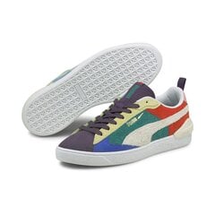 Meeste vabaajajalatsid Puma Suede Bloc WTFormstripe Sweet Grape - 38118401, valge цена и информация | Кроссовки для мужчин | kaup24.ee