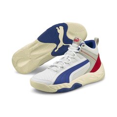 Meeste vabaajajalatsid Puma Rebound Future Evo Puma White-Surf - 37489906, valge цена и информация | Кроссовки для мужчин | kaup24.ee