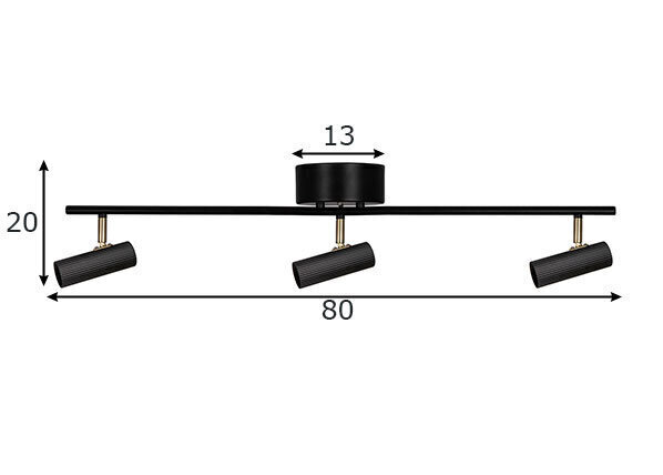 Globen Lighting laevalgusti Hubble hind ja info | Laelambid | kaup24.ee