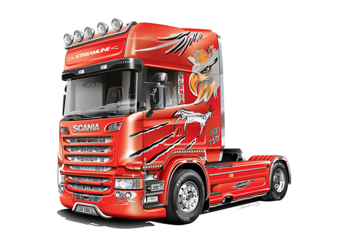 Italeri - Scania R730 V8 Streamline "Silver Griffin", 1/24, 3906 цена и информация | Klotsid ja konstruktorid | kaup24.ee