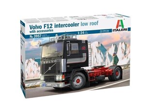 Italeri - Volvo F12 Intercooler Low Roof, 1/24, 3957 hind ja info | Klotsid ja konstruktorid | kaup24.ee